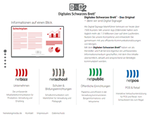 Tablet Screenshot of digitales-schwarzes-brett.de