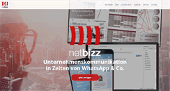 Desktop Screenshot of netbizz.digitales-schwarzes-brett.de
